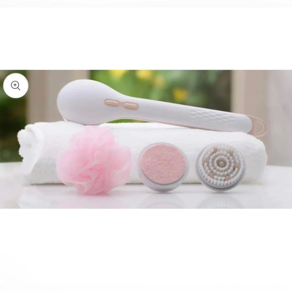 FINISHING TOUCH FLAWLESS SPINNING SPA BRUSH WITH 3 HEADS (NEW WITH TAGS)